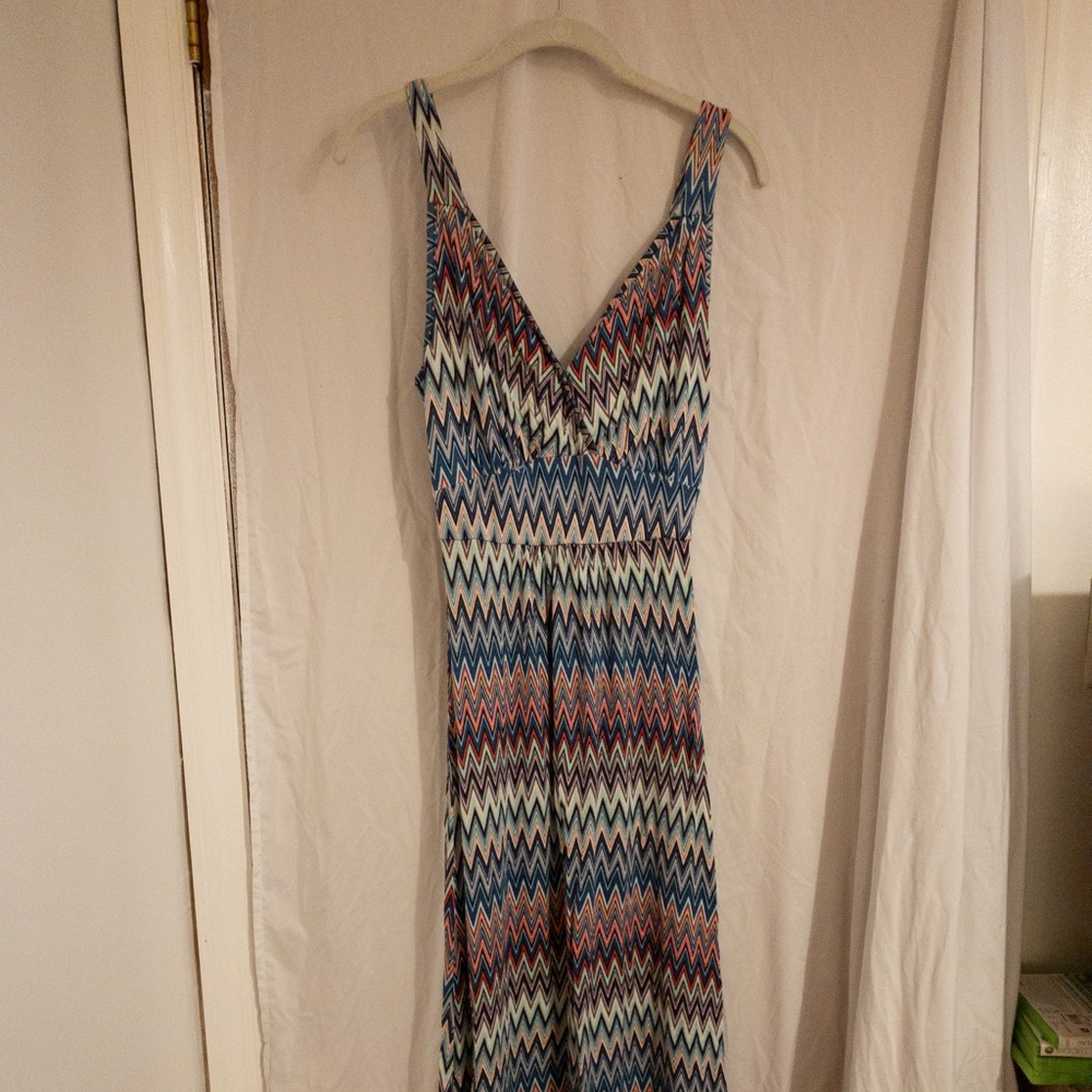 Missoni inspired maxi dress